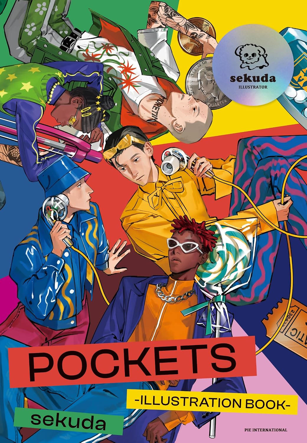 POCKETS - sekuda Illustration Book - Japanese edition cover