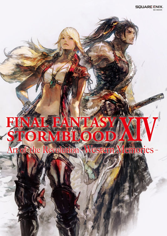 SE-MOOK Final Fantasy XIV: Stormblood - Art of the Revolution - Western Memories Artbook - Japanese edition cover