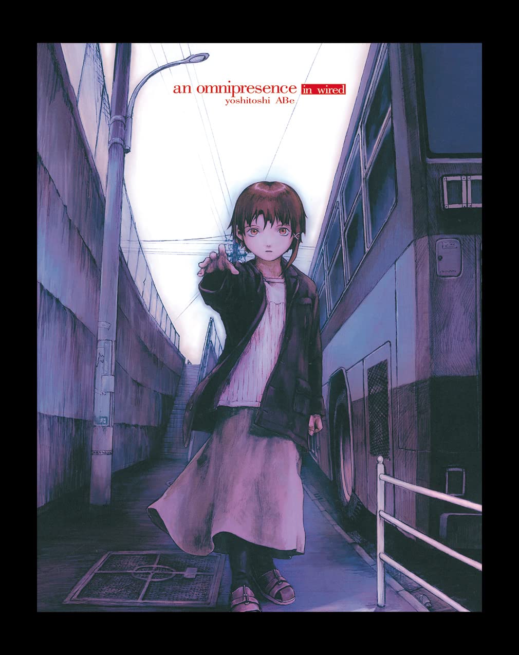 Serial Experiments Lain - An Omnipresence in Wired Yoshitoshi ABe Artbook Reprint Edition - Japanese edition cover
