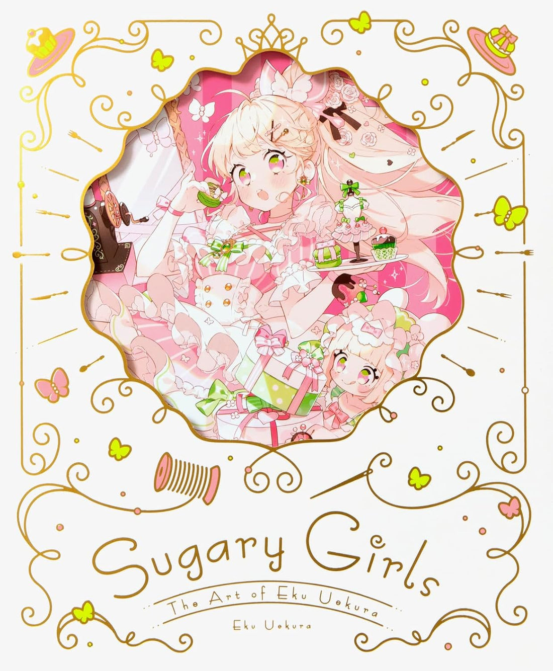 Sugary Girls - The Art of Eku Uekura - Japanese edition cover