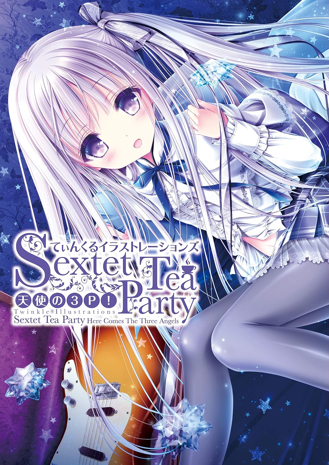 Tinkle Illustrations - Angel's 3Piece! Sextet Tea Party - Japanese edition cover