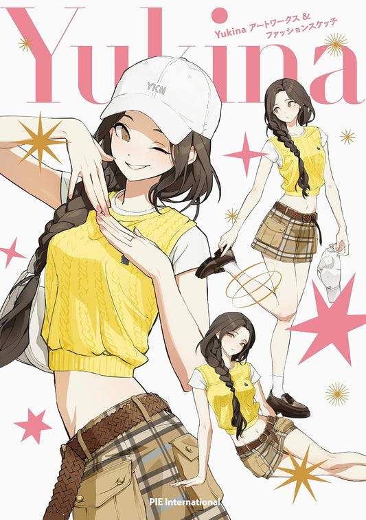 Yukina Artworks and Fashion Sketches - Japanese edition cover