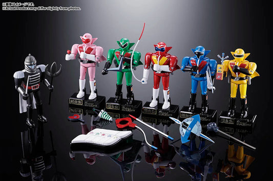 Chogokin Himitsu Sentai Gorenger Six-Figure Set - product view 1