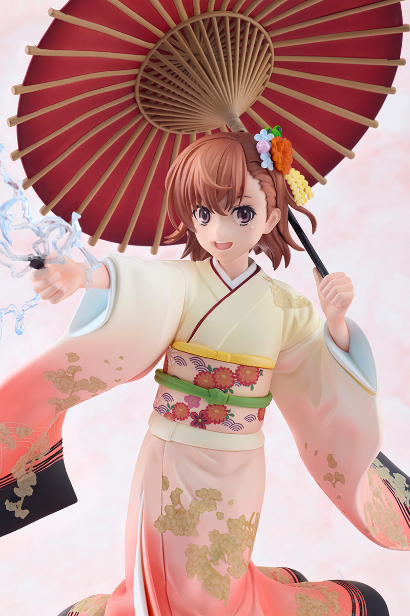 A Certain Scientific Railgun T Mikoto Misaka Furisode Ver. 1/7 Scale Figure - product view 9