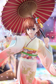 A Certain Scientific Railgun T Mikoto Misaka Furisode Ver. 1/7 Scale Figure KADOKAWA Special Set - product view 3