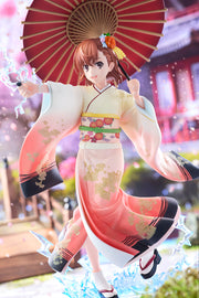 A Certain Scientific Railgun T Mikoto Misaka Furisode Ver. 1/7 Scale Figure KADOKAWA Special Set - product view 4