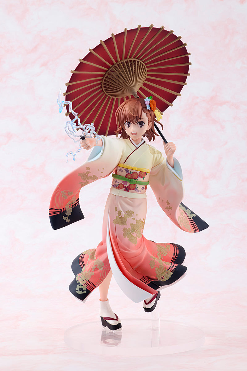 A Certain Scientific Railgun T Mikoto Misaka Furisode Ver. 1/7 Scale Figure KADOKAWA Special Set - product view 11