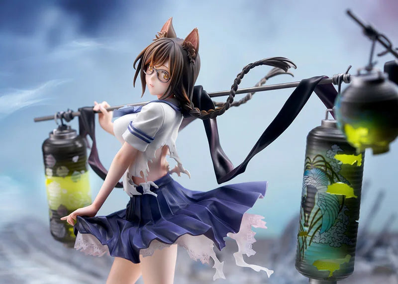 Bakemonogatari Tsubasa Hanekawa Manga Ver. 1/7 Complete Figure official AmiAmi product image
