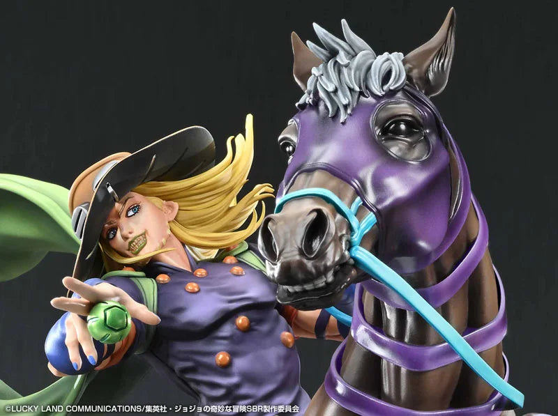Chozou Art Collection JoJo's Bizarre Adventure: Steel Ball Run Gyro Zeppeli & Valkyrie Figure official AmiAmi product image