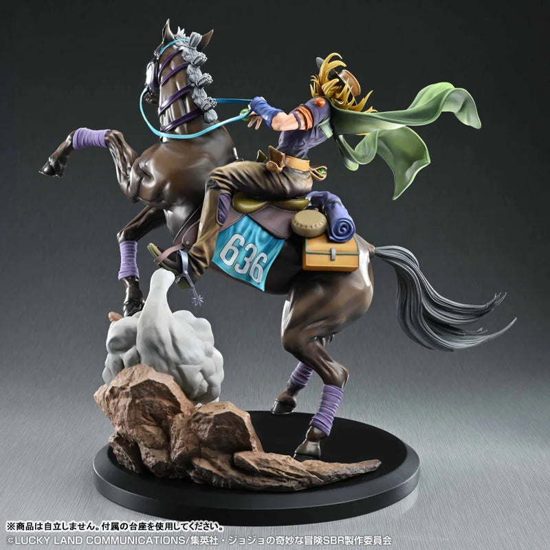 Chozou Art Collection JoJo's Bizarre Adventure: Steel Ball Run Gyro Zeppeli & Valkyrie Figure official AmiAmi product image