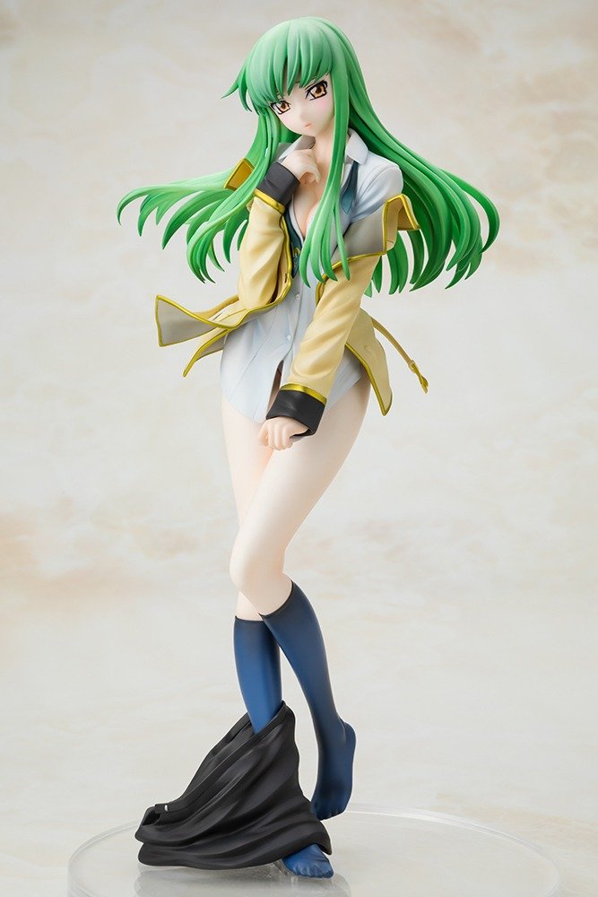 Code Geass C.C. Ashford Academy Uniform Ver. 1/7 Scale Figure KADOKAWA Special Set - product view 1