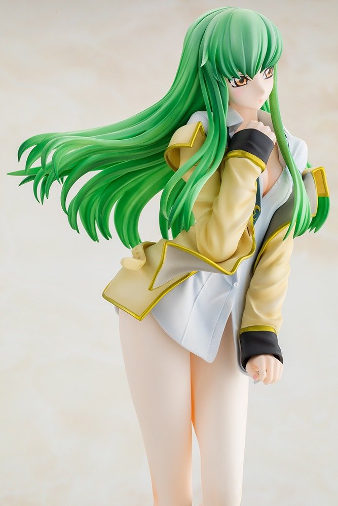 Code Geass C.C. Ashford Academy Uniform Ver. 1/7 Scale Figure KADOKAWA Special Set - product view 9