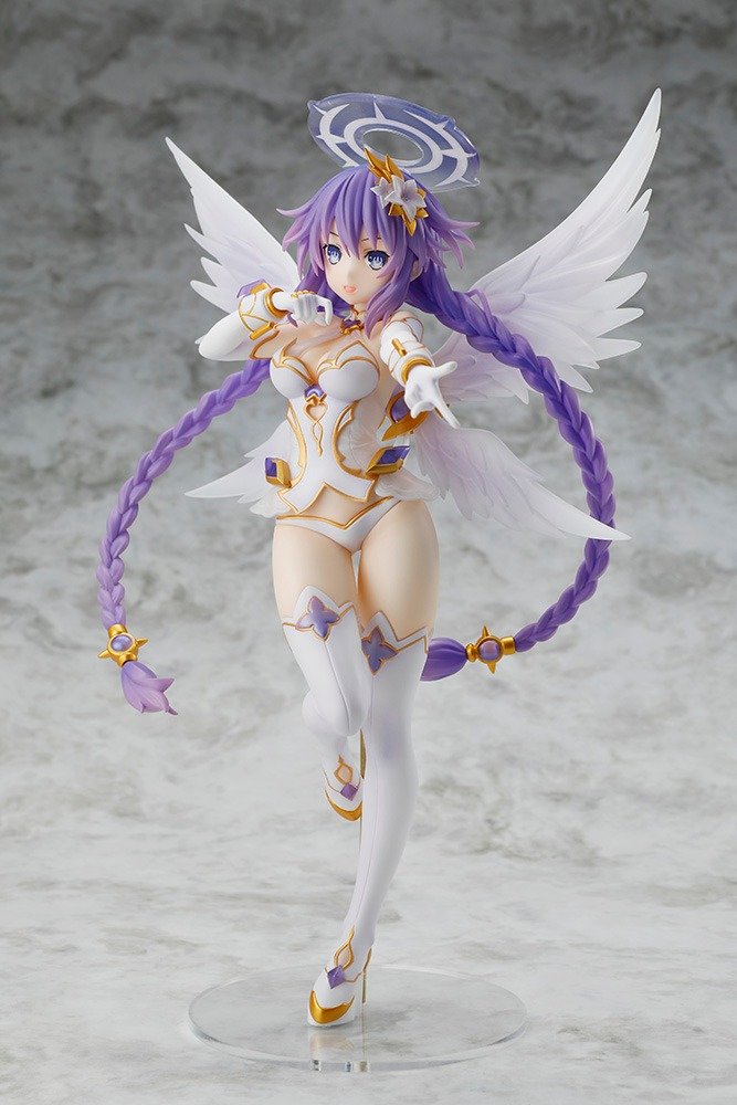 Cyberdimension Neptunia: 4 Goddesses Online Purple Heart 1/7 Scale Figure Dengeki 25th Special Pack - product view 2