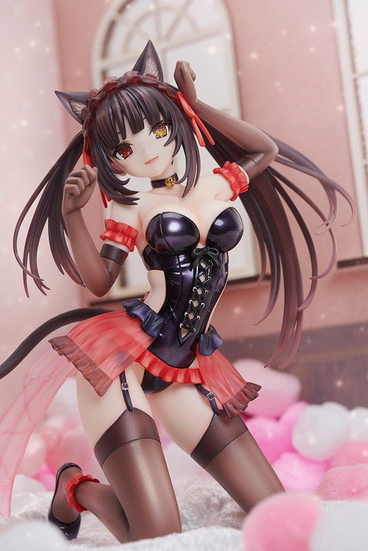 Date A Bullet Kurumi Tokisaki Light Novel Cat Ears Ver. 1/7 Scale Figure KADOKAWA Deluxe Set - product view 1