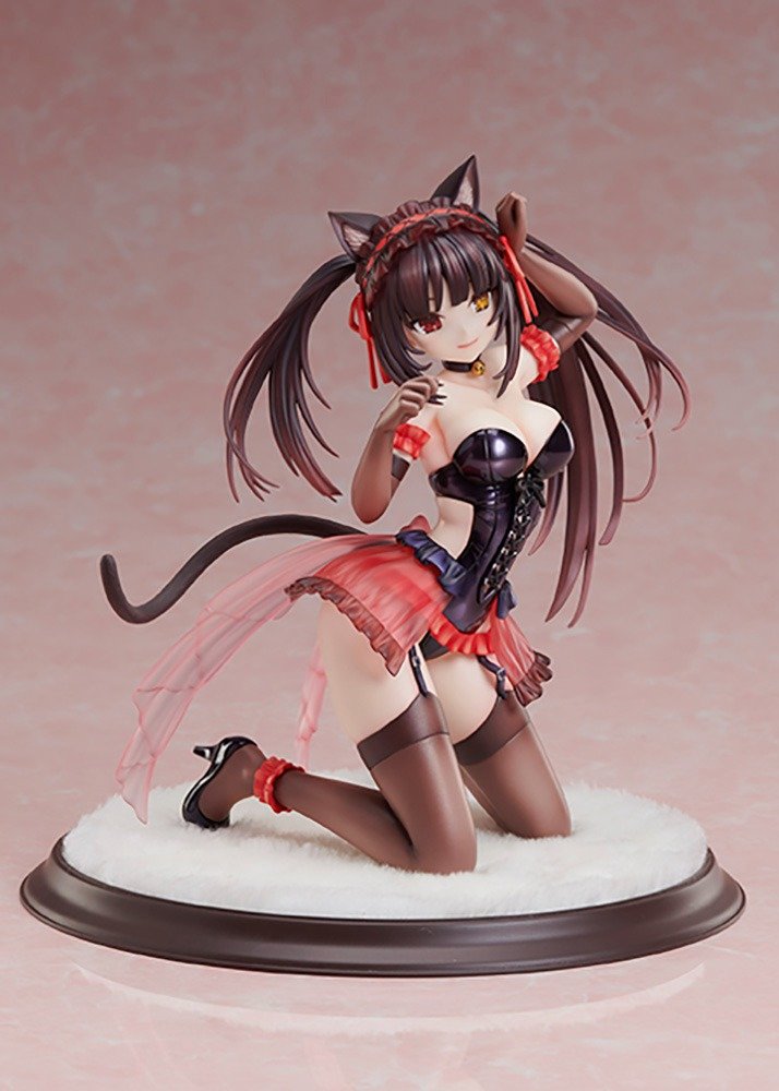Date A Bullet Kurumi Tokisaki Light Novel Cat Ears Ver. 1/7 Scale Figure KADOKAWA Deluxe Set - product view 5