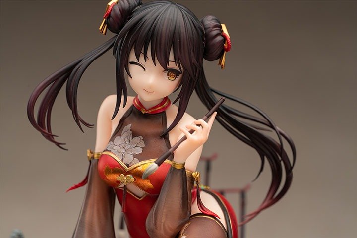 Date A Live IV Kurumi Tokisaki Calligraphic Beauty Ver. 1/7 Scale Figure d Anime Store Limited Edition - product view 6