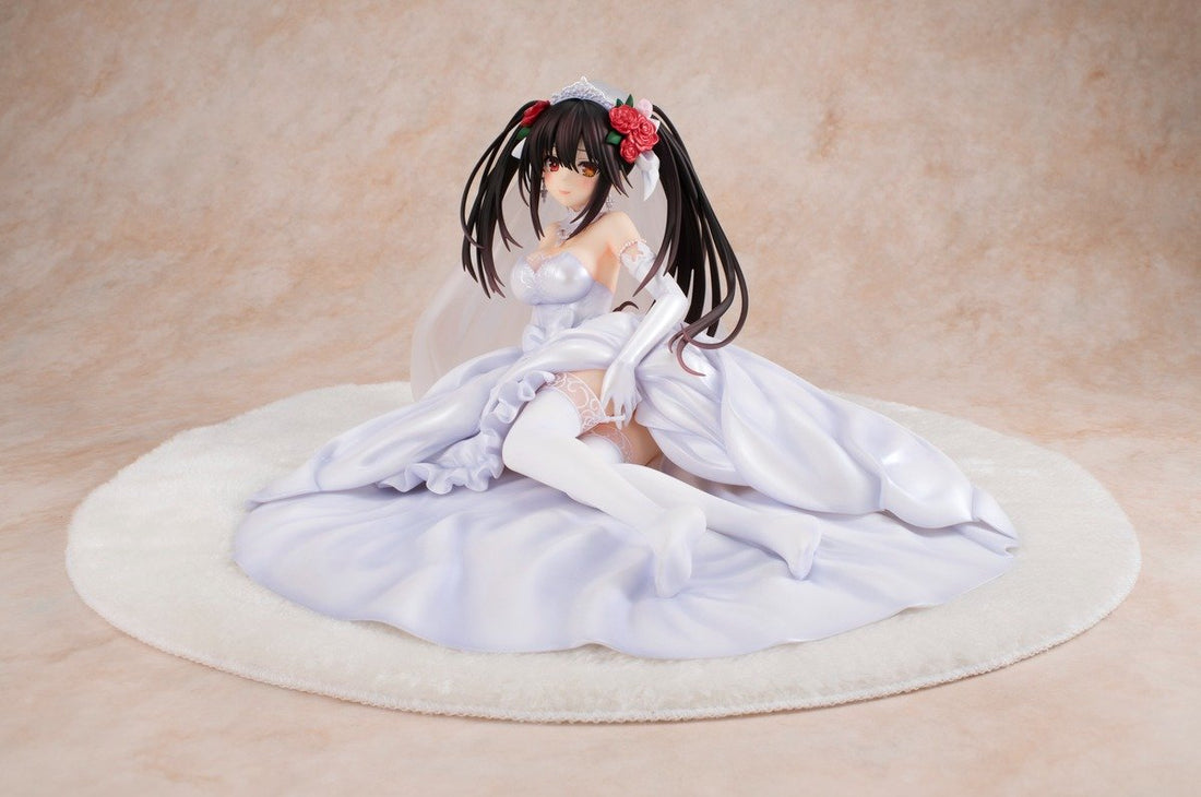 Date A Live Kurumi Tokisaki Light Novel Wedding Dress Ver. 1/7 Scale Figure 3D Crystal Special Pack - product view 1