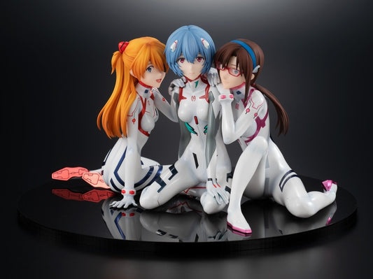 Evangelion 3.0+1.0 Asuka, Rei and Mari Newtype Cover Ver. 1/8 Scale Figure Set - product view 1