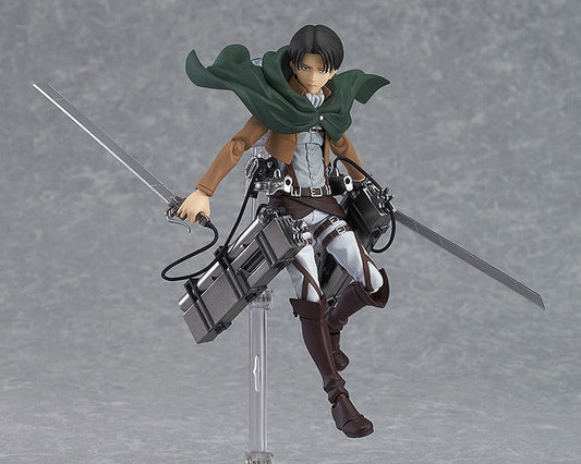 figma 213 Attack on Titan Levi Reissue Action Figure official product photo by Max Factory
