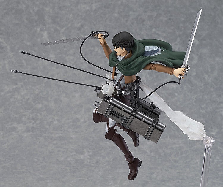 figma 213 Attack on Titan Levi Reissue Action Figure official product photo by Max Factory