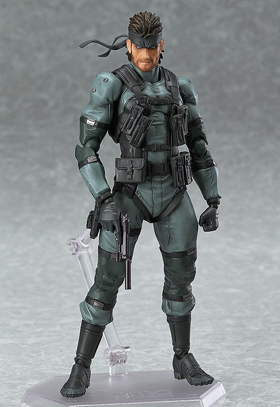 figma 243 METAL GEAR SOLID 2: SONS OF LIBERTY Solid Snake: MGS2 Ver. Reissue Action Figure official product photo by Max Factory