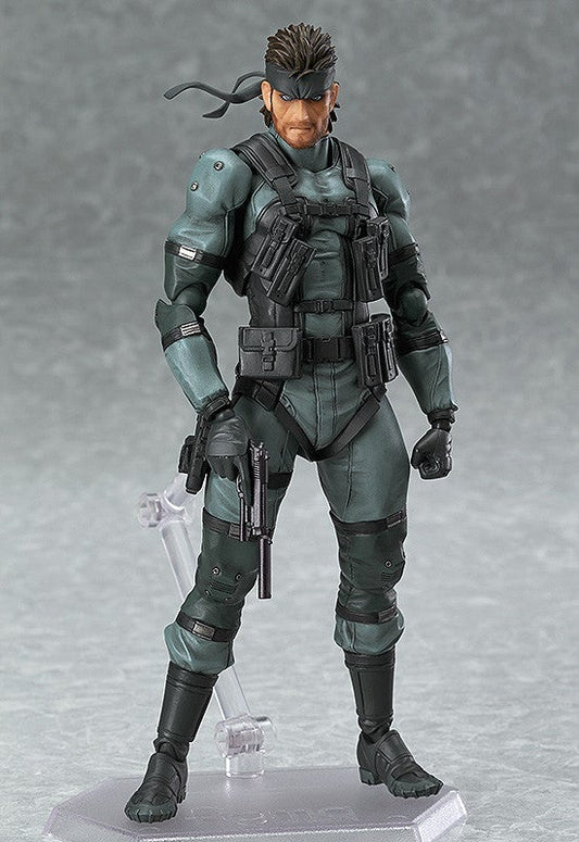 figma 243 METAL GEAR SOLID 2: SONS OF LIBERTY Solid Snake: MGS2 Ver. Reissue Action Figure official product photo by Max Factory