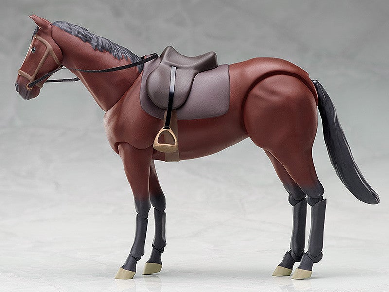 Max Factory figma 246a Horse (Chestnut) Action Figure official product photo