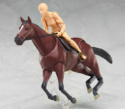 Max Factory figma 246a Horse (Chestnut) Action Figure official product photo