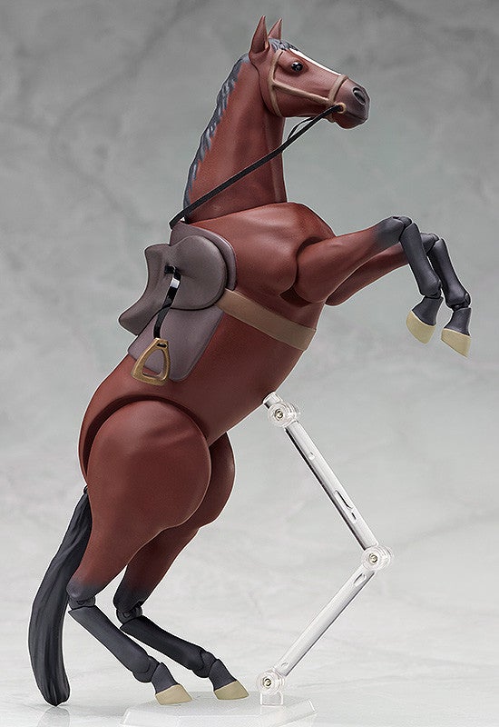 Max Factory figma 246a Horse (Chestnut) Action Figure official product photo