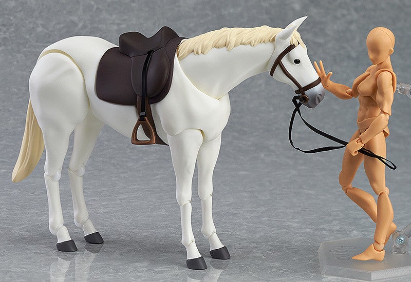Max Factory figma 246b Horse (White) Action Figure official product photo