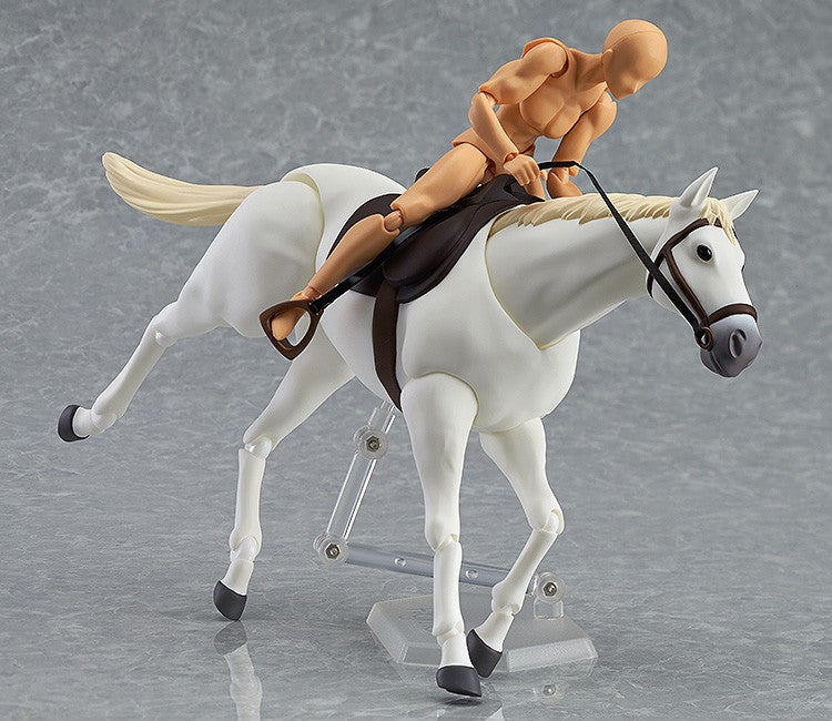 Max Factory figma 246b Horse (White) Action Figure official product photo