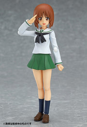 Max Factory figma 277 Girls und Panzer Miho Nishizumi: School Uniform Ver. Action Figure official product photo