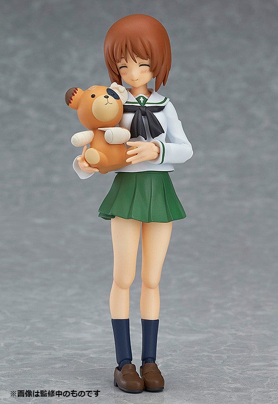 Max Factory figma 277 Girls und Panzer Miho Nishizumi: School Uniform Ver. Action Figure official product photo