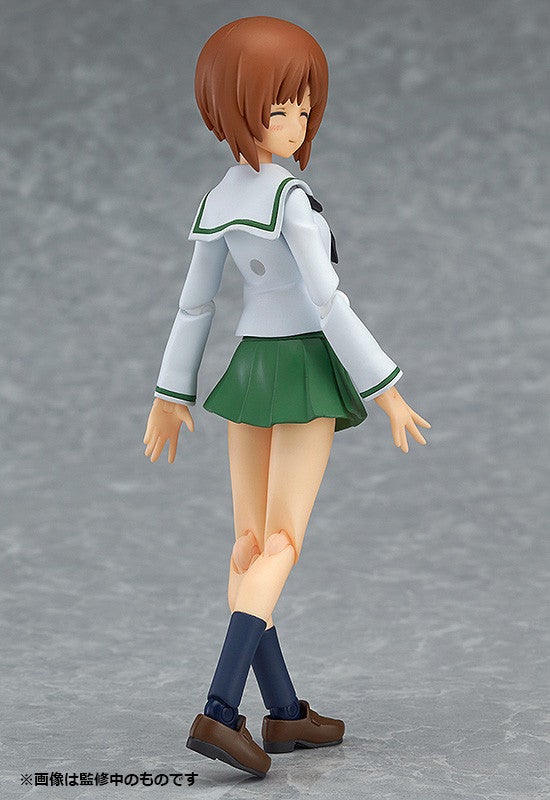 Max Factory figma 277 Girls und Panzer Miho Nishizumi: School Uniform Ver. Action Figure official product photo