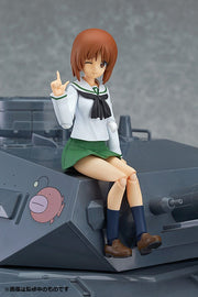 Max Factory figma 277 Girls und Panzer Miho Nishizumi: School Uniform Ver. Action Figure official product photo