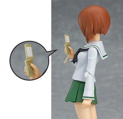 Max Factory figma 277 Girls und Panzer Miho Nishizumi: School Uniform Ver. Action Figure official product photo