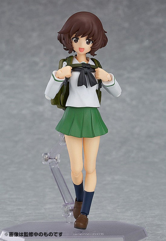 Max Factory figma 344 Girls und Panzer Yukari Akiyama: School Uniform Ver. Action Figure official product photo
