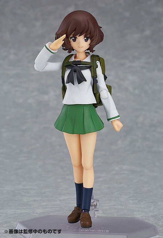 Max Factory figma 344 Girls und Panzer Yukari Akiyama: School Uniform Ver. Action Figure official product photo