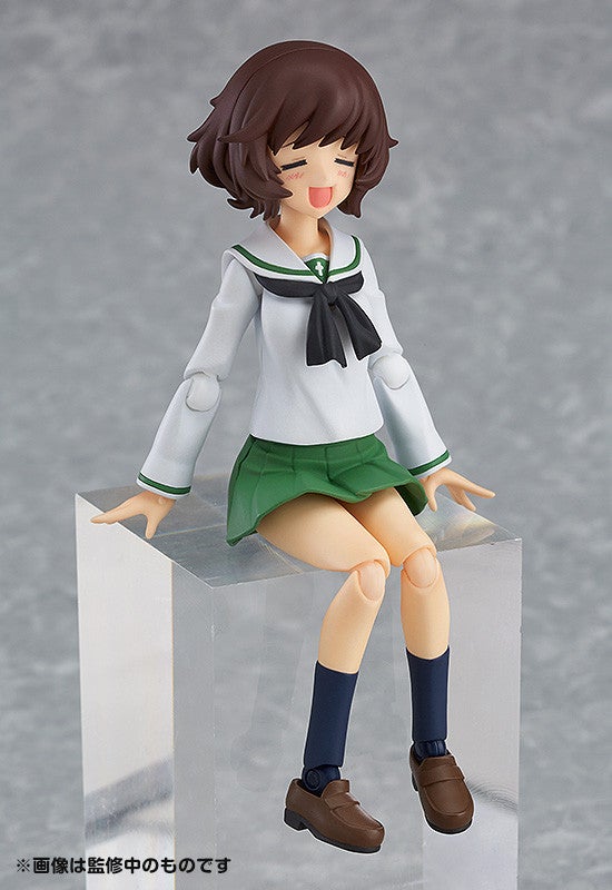 Max Factory figma 344 Girls und Panzer Yukari Akiyama: School Uniform Ver. Action Figure official product photo
