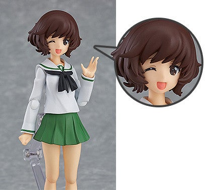 Max Factory figma 344 Girls und Panzer Yukari Akiyama: School Uniform Ver. Action Figure official product photo