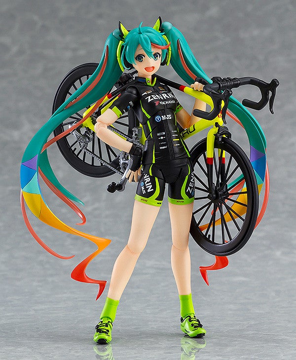 figma 365 Character Vocal Series 01: Hatsune Miku Racing Miku 2016: TeamUKYO Support Ver. Action Figure official product photo by Max Factory