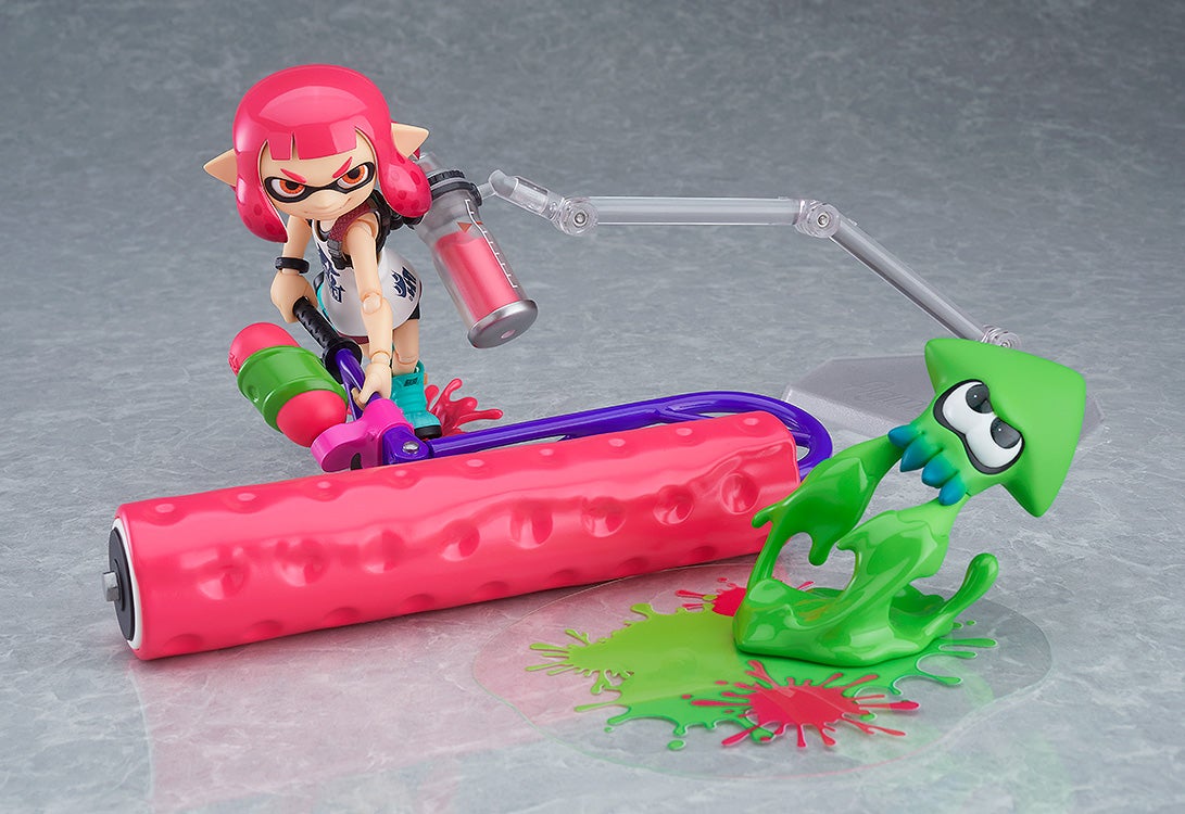 figma 400-DX Splatoon & Splatoon 2 Inkling Girl DX Edition Action Figure official product photo by Good Smile Company