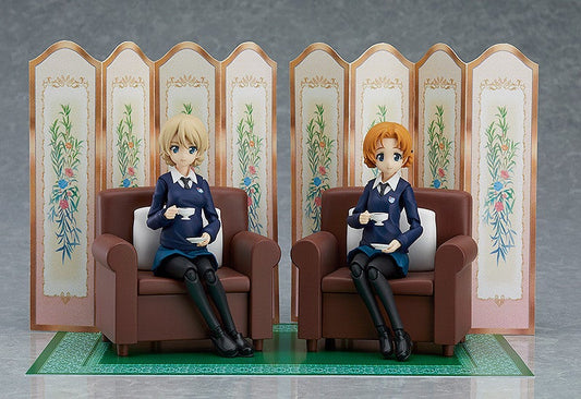 figma 406 Girls und Panzer Darjeeling & Orange Pekoe Set Action Figure official product photo by Max Factory