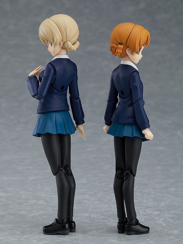 figma 406 Girls und Panzer Darjeeling & Orange Pekoe Set Action Figure official product photo by Max Factory