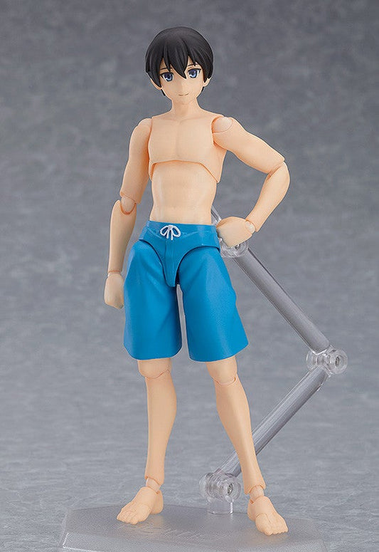 figma 415 Swimsuit Male Body (Ryo) Action Figure official product photo by Max Factory