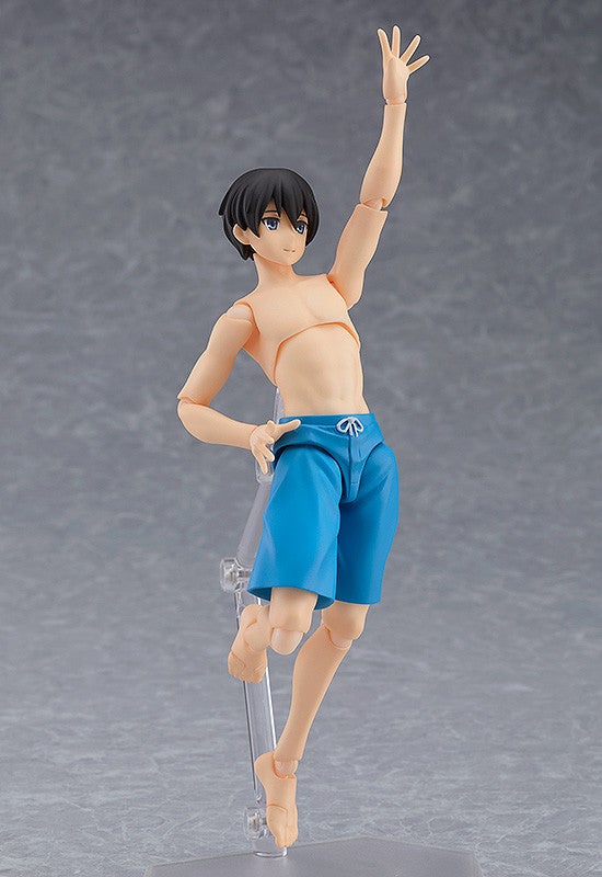 figma 415 Swimsuit Male Body (Ryo) Action Figure official product photo by Max Factory