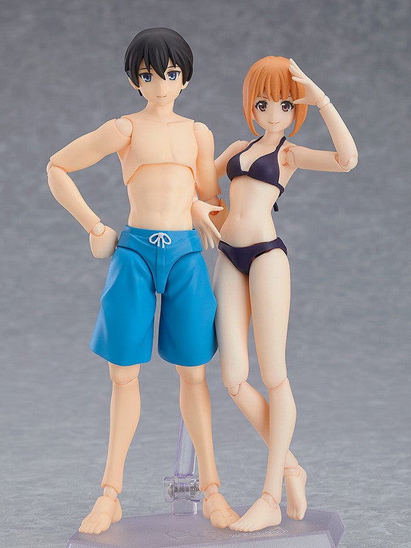 figma 415 Swimsuit Male Body (Ryo) Action Figure official product photo by Max Factory
