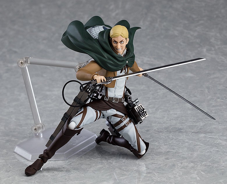 figma 446 Attack on Titan Erwin Smith Reissue Action Figure official product photo by Max Factory