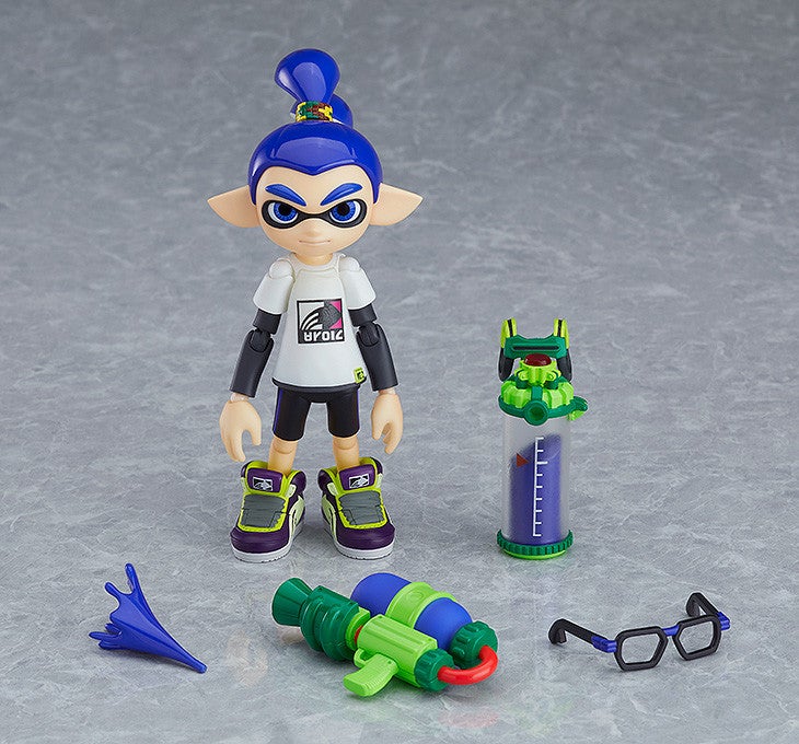 figma 462 Splatoon Boy Action Figure official product photo by Good Smile Company
