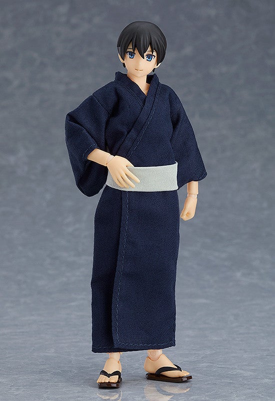 figma 472 Male Body (Ryo) with Yukata Outfit Action Figure official product photo by Max Factory